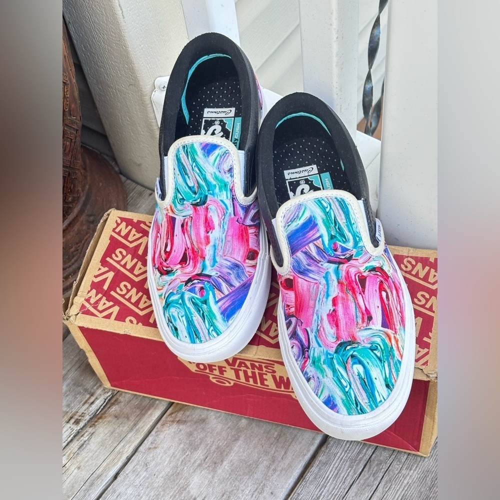 Vans Comfy CUSH Customs Marble SPLASH Shoe